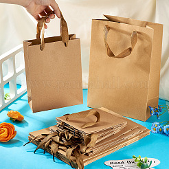 15Pcs 3 Styles Rectangle Kraft Paper Bags with Handle&nbsp;AJEW-TA0001-92