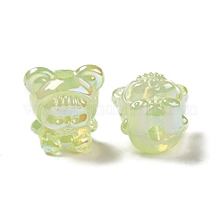 UV Plating Rainbow Iridescent Acrylic Beads&nbsp;LS-PACR-M002-01B