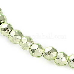 Electroplated Synthetic Non-magnetic Hematite Beads Strands&nbsp;G-C248-D01-2mm-01
