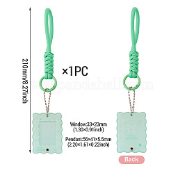 Polyester & Acrylic Photo Frame Keychains&nbsp;KEYC-TAC0030-11C