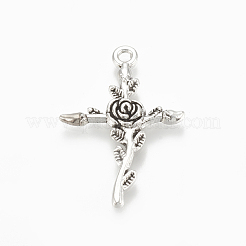 Tibetan Style Alloy Pendants&nbsp;X-TIBE-Q075-63AS-LF