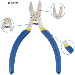DIYジュエリーキット  アルミワイヤーと鉄のサイドカッティングプライヤー付き  ミックスカラー  1mm / 1.5mm / 2mm  10 m /ロール  9のロール/セット&nbsp;AW-GA0001-02