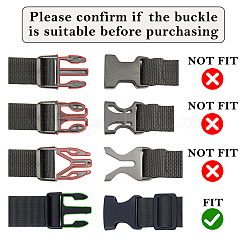Nylon Multi-functional Outdoor Waist Bag Extension Strap&nbsp;AJEW-WH0609-815B