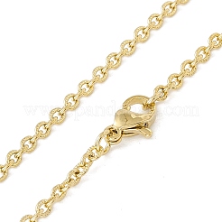 PVD Vacuum Plating 304 Stainless Steel Cable Chains Necklace for Men Women&nbsp;STAS-E001-14G