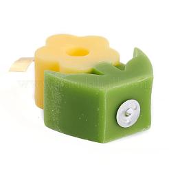 Flower Shaped Aromatherapy Smokeless Candles&nbsp;DIY-C001-02G