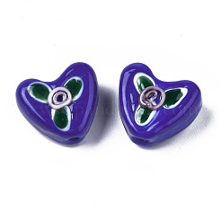 Handmade Bumpy Lampwork Beads Strands&nbsp;LAMP-N021-031B