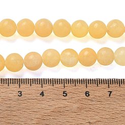 Natural Yellow Jade Beads Strands&nbsp;GG-CBA391B-04