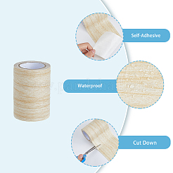 PE Imitation Wood Grain Adhesive Tape&nbsp;AJEW-WH0270-222B
