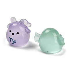 Chinese Zodiac Luminous Resin Display Decorations&nbsp;DJEW-M010-02