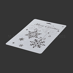 Creative Christmas Plastic Drawing Stencil&nbsp;X-DIY-L007-09