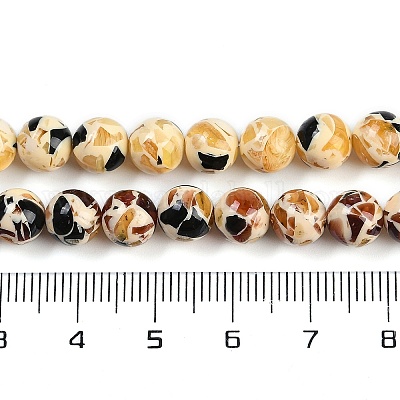 Sythetic Amber Beads Strands&nbsp;G-M199-02H-1