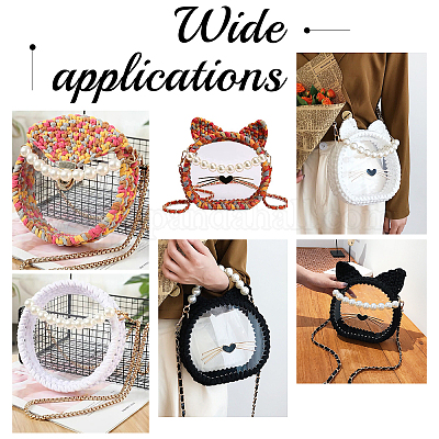 Crossbody Bag Diy Transparent Bag Wholesale CHGCRAFT Plastic Mesh