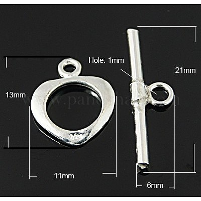 925 Sterling Silver Toggle Clasps&nbsp;STER-A008-36-1