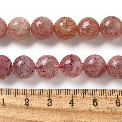 Natural Strawberry Quartz Beads Strands&nbsp;G-L595-C03-03-1