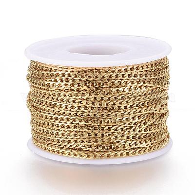 304 Stainless Steel Curb Chains&nbsp;STAS-D414-09-1
