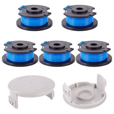 5Pcs AC14RL3A String Trimmer Replacement Spool Line with Cap For Ryobi One+ 24V&nbsp;FIND-TAC0011-128C-1