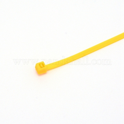 プラスチックケーブルタイ  タイラップ  ジップタイ  きいろ  100x4.5x3.5mm  100個/袋&nbsp;KY-CJC0004-01D-1