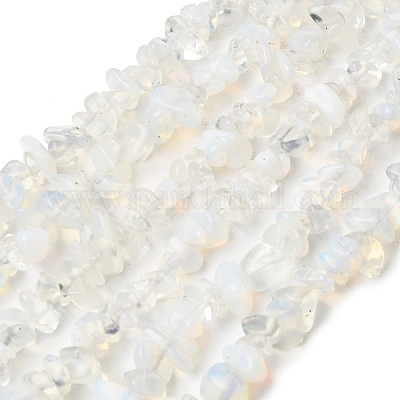 オパールビーズ連売り  チップ  5~8mm  穴：1mm  約80~81 CM&nbsp;G-P332-11-1