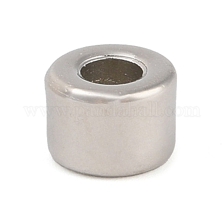 CCBプラスチックビーズ  コラム  プラチナ  7x7x5mm  穴：3.5mm&nbsp;FIND-U003-18A-P-1