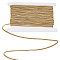 20M Polyester Metallic Cords, Goldenrod, 4mm