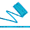 Polyester Ribbons, with Plastic Sequins, Dark Cyan, 1/2 inch(12mm)