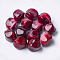 Acrylic Beads, Imitation Gemstone Style, Nuggets, Dark Red, 15.5x12x12mm, Hole: 1.8mm, about 310pcs/500g