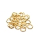Iron Open Jump Rings, Golden, 4x0.5mm