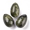 Natural Chinese Southern Jade Pendants, Easter Egg Stone, 39.5x25x25mm, Hole: 2mm