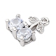 Brass Micro Pave Cubic Zirconia Charms&nbsp;KK-A240-20P-2