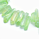 Electroplated Natural Quartz Crystal Beads Strands&nbsp;G-P368-05D-3