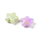 UV Plating Opaque Acrylic Beads&nbsp;OACR-Z020-08-2