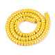 AB Color Plated Opaque Glass Beads Strands&nbsp;GLAA-T026-3x6mm-P13-2