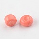 焼付塗装ガラスシードビーズ  ライトコーラル  12/0  1.5~2mm  穴：0.5~1mm  約30000個/袋&nbsp;SEED-S001-K16-2