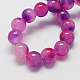 Two Tone Natural White Jade Bead Strands&nbsp;G-R165-10mm-10-2