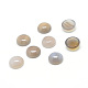 Natural Grey Agate Gemstone Cabochons&nbsp;G-T020-16mm-12-1